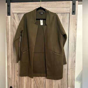 Express Army Green Cardigan